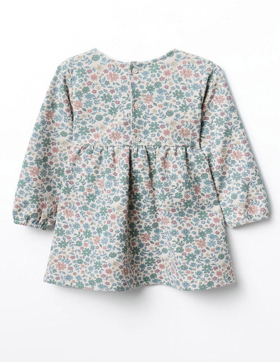 Vestido manga larga para niña 3