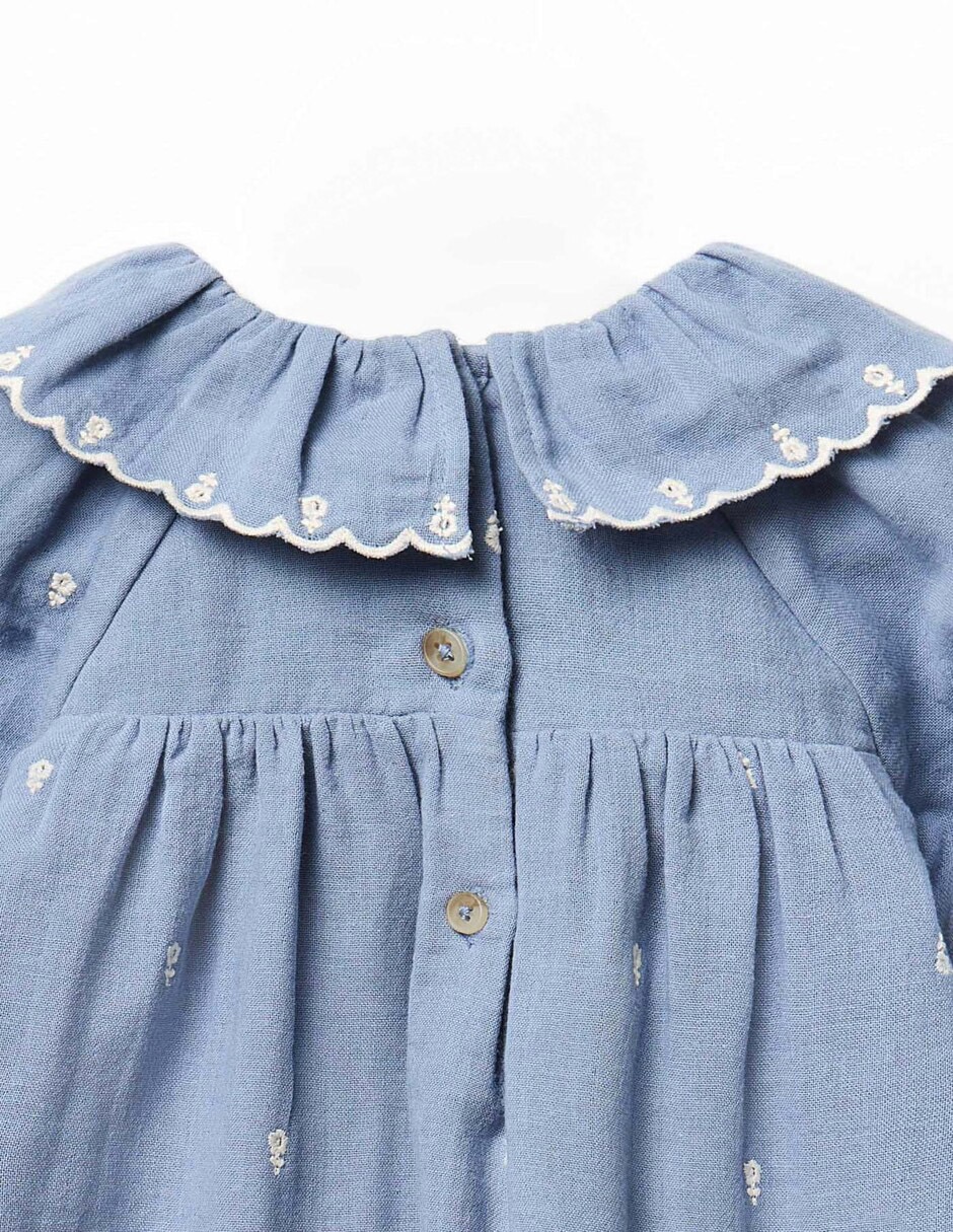 Vestido manga regular para niña 5
